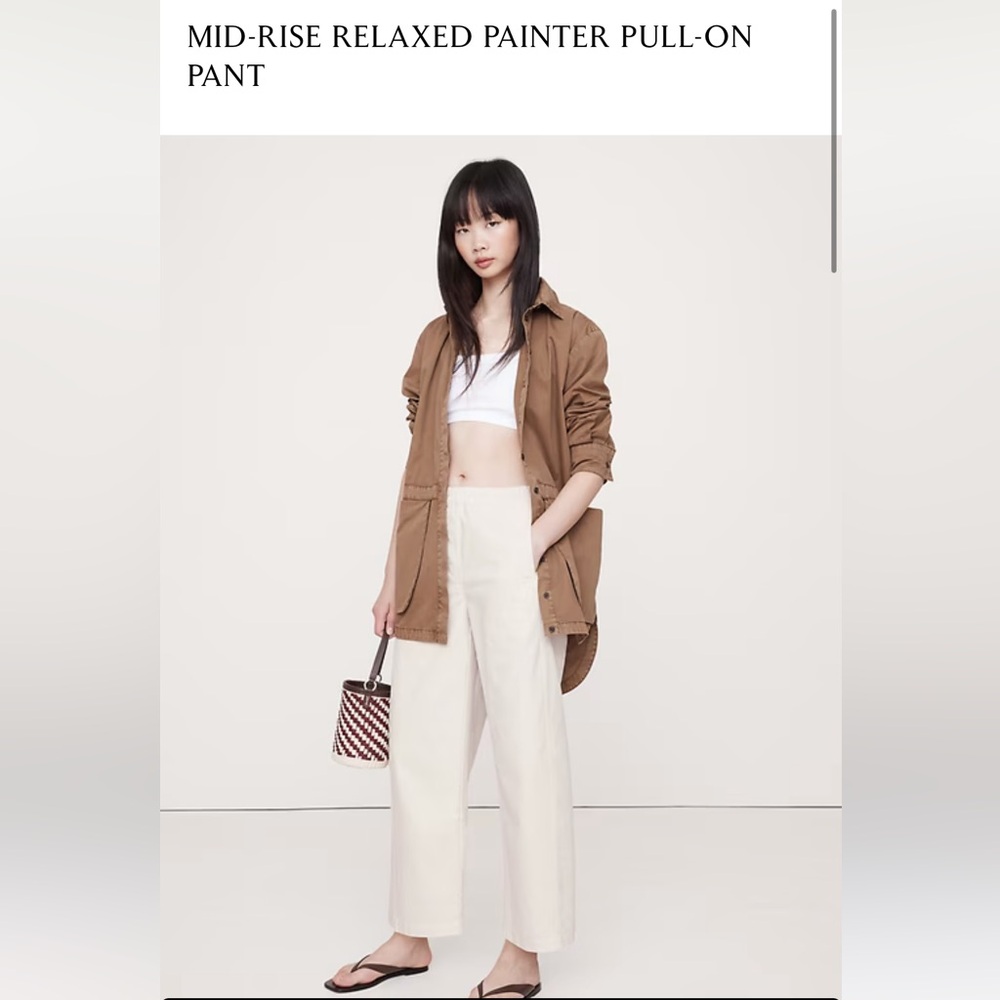 Banana Republic Painter Pants cream